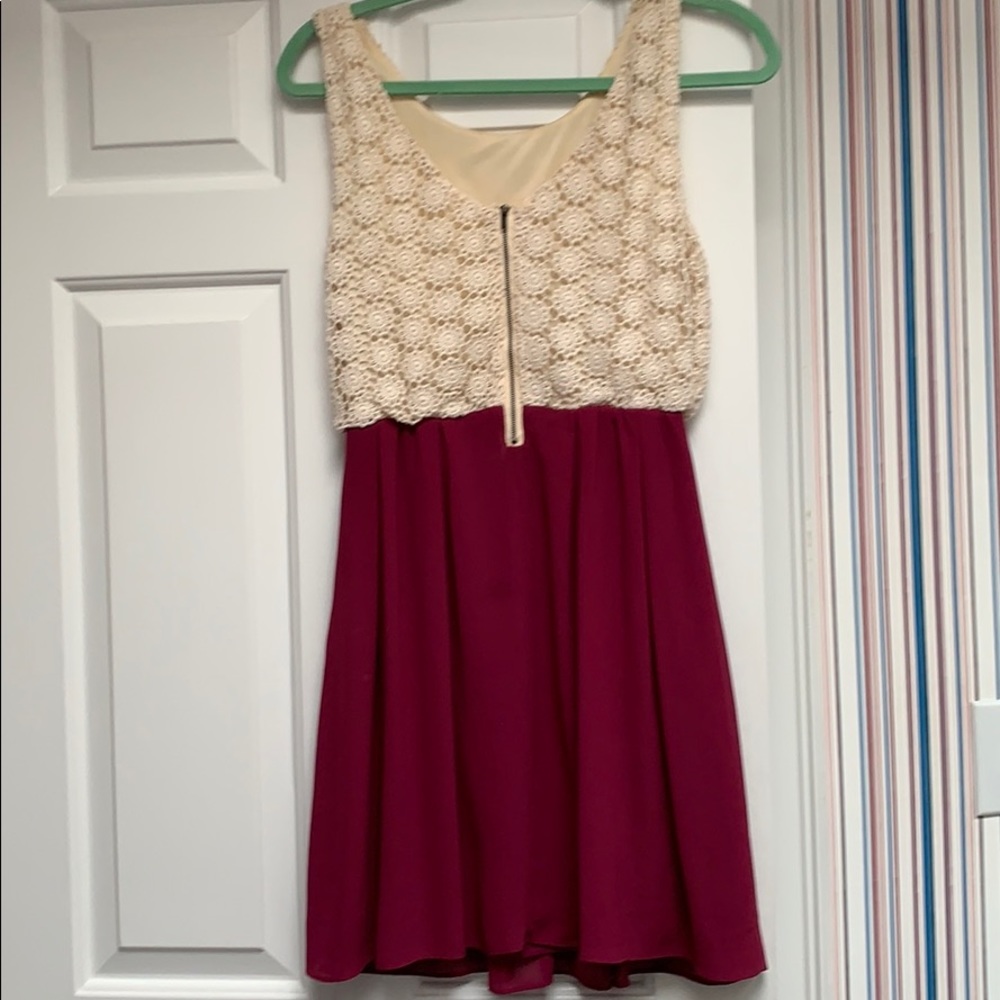 Francescas dress with floral crochet top detail - Picture 2 of 4